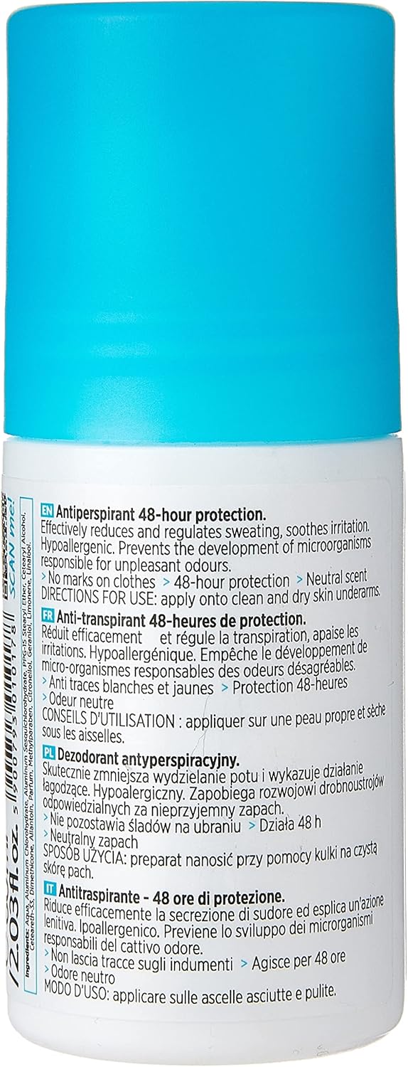 DERMEDIC - ANTIPERSP R - ROLL-ON - 60 g - Recommended for everyday skin hygiene to maintain its required level of freshness - Hypoallergenic