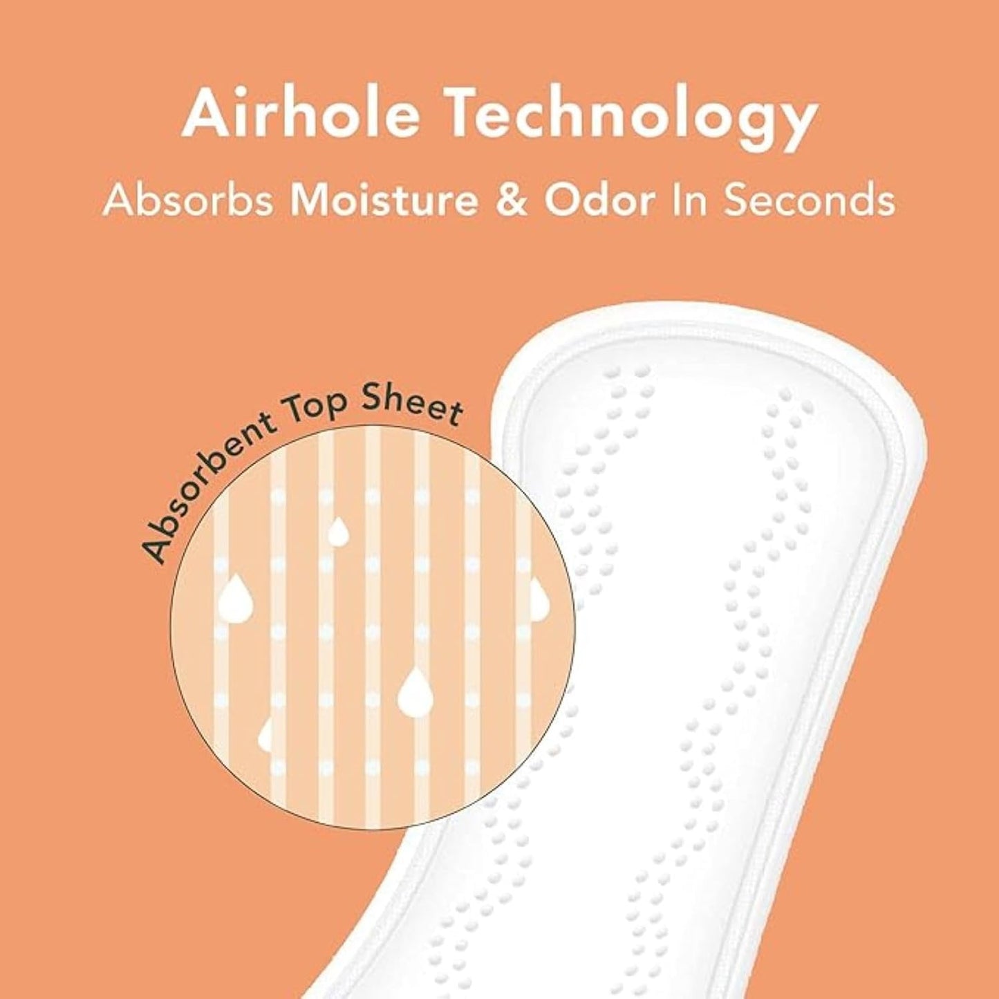 Rael Organic Cotton Cover Panty Liners - Regular