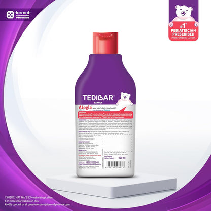 Atogla Baby Lotion 200ml from Tedibar Family | No. 1* Pediatrician prescribed Moisturising Lotion- By Torrent Pharma