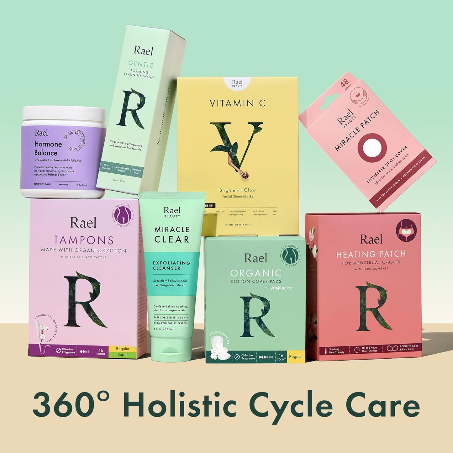 Rael Natural Herbal Heating Patches (Pack of 2,6 Count)